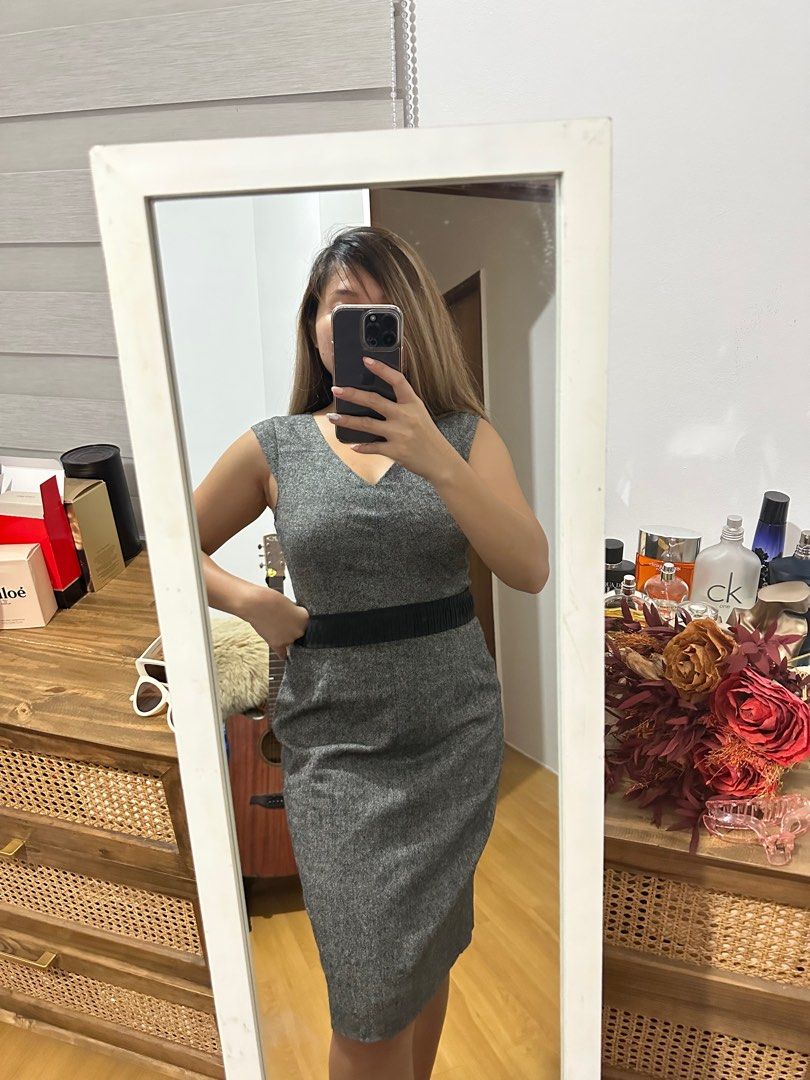 Banana republic store grey dress