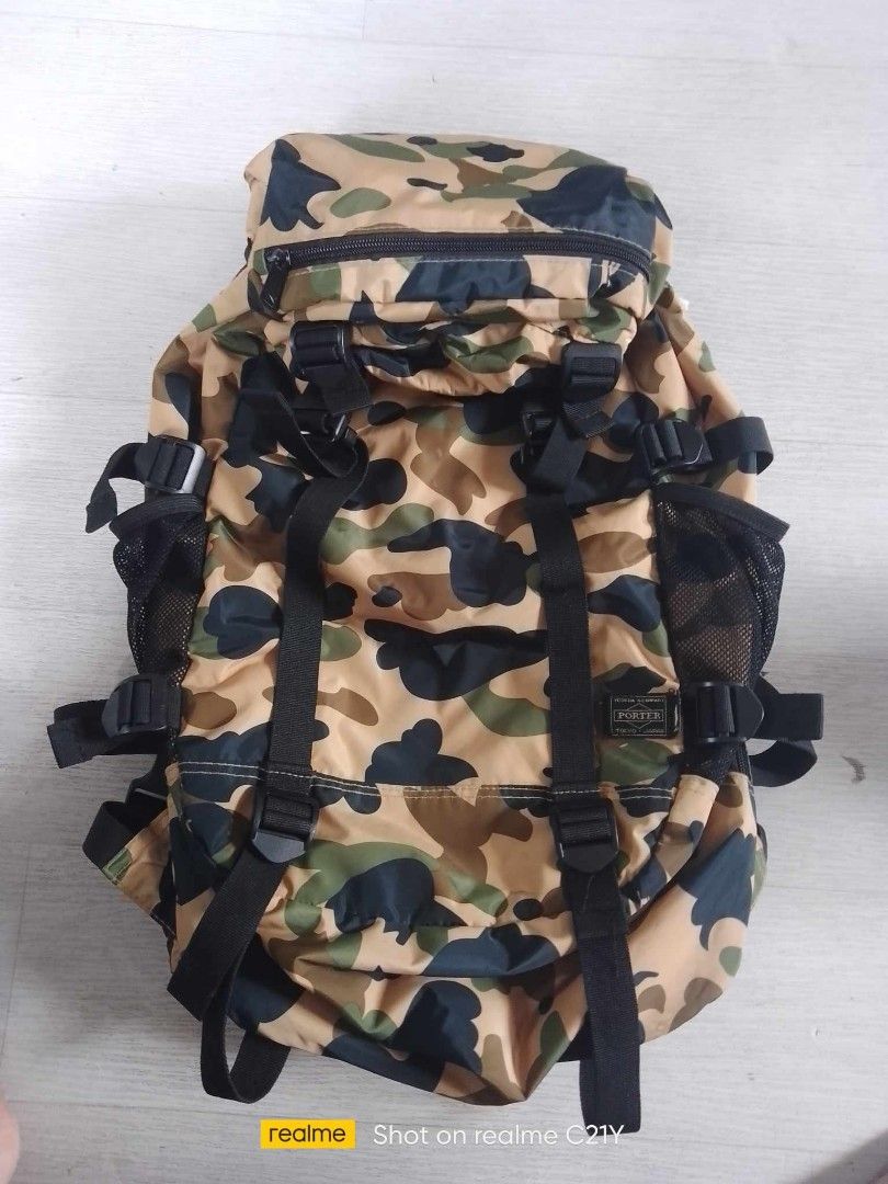 Porter cheap bape backpack