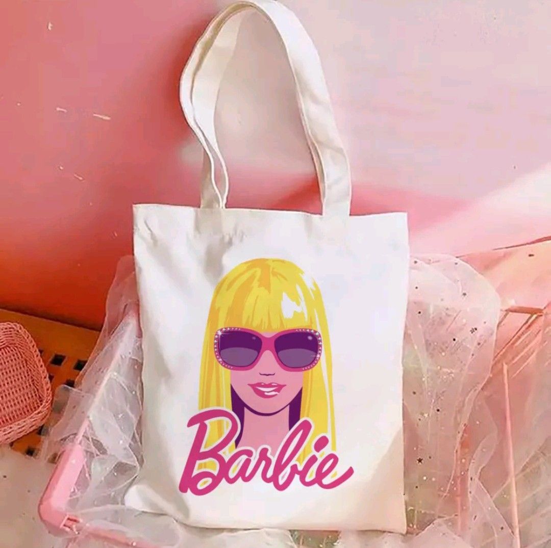 Barbie tote bag ready stock
