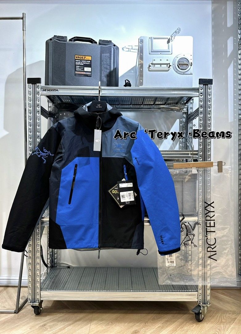Arc'teryx x Beams Beta Jacket Boro Blue, 男裝, 上身及套裝, 套裝
