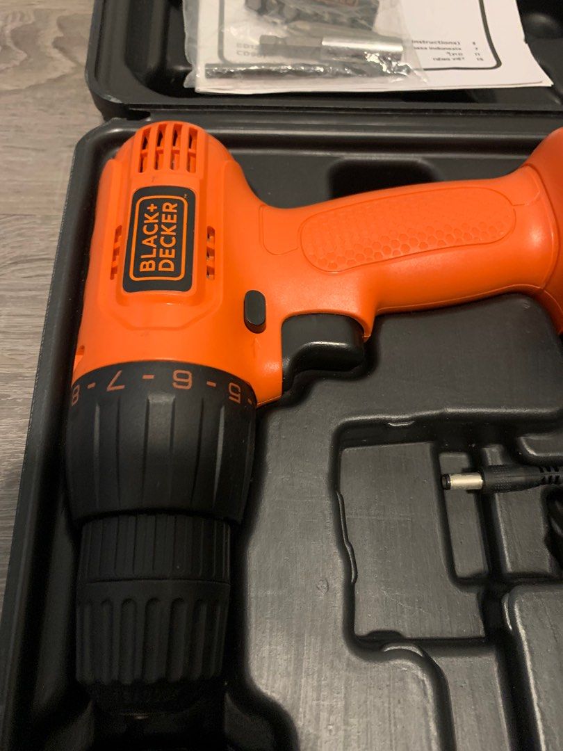 Black and decker 12v Cordless Drill driver, Furniture & Home Living