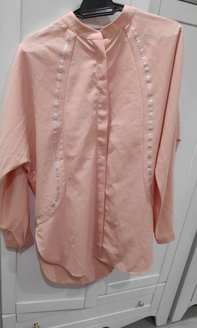 Kaler shop neck blouse