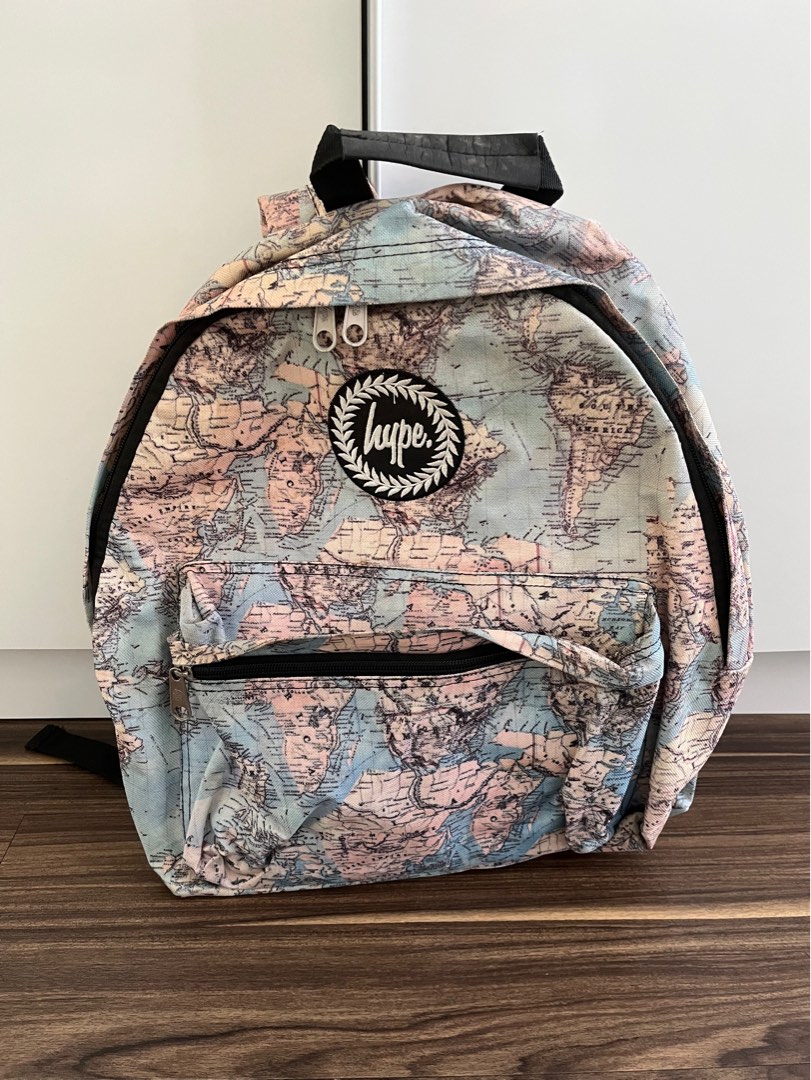 Blue Green Map HYPE Backpack Women s Fashion Bags Wallets
