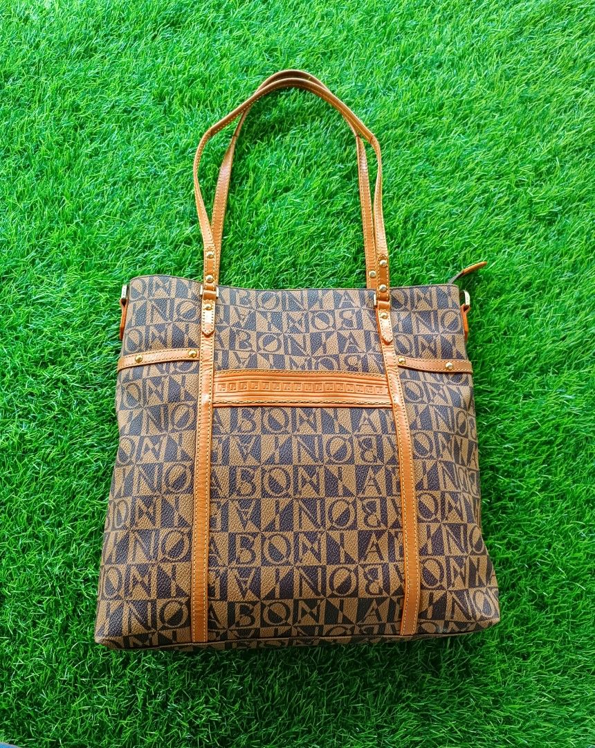 Jual BONIA Monogram Satchel Bag M Original 2023