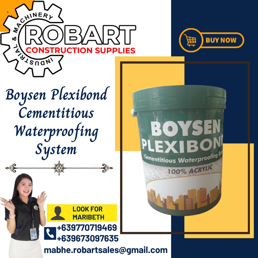 Boysen Plexibond Cementitious Waterproofing System, Commercial
