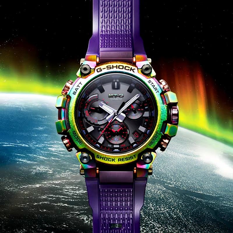 Brand New Casio G Shock Aurora Oval MTG B3000PRB 1A MTG B3000PRB
