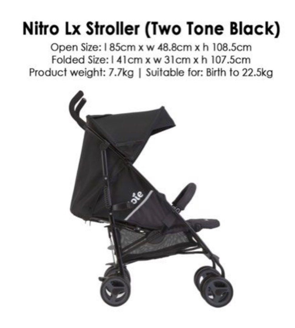 Brand New Joie Nitro Lx Stroller, Babies & Kids, Going Out, Strollers ...