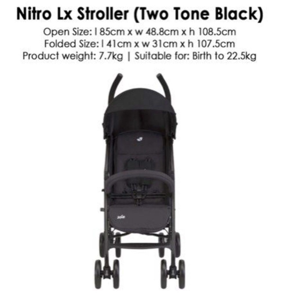 Joie nitro lx stroller black deals