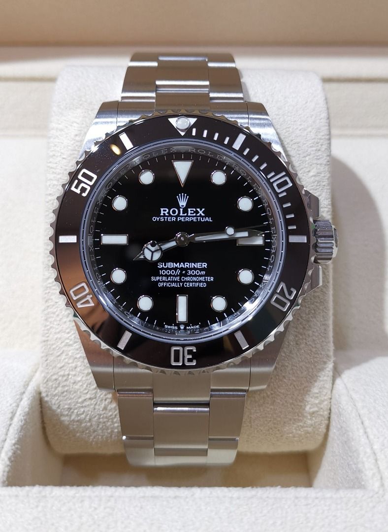 Brand New Rolex 124060 Submariner No Date 41mm 2023 Complete Set