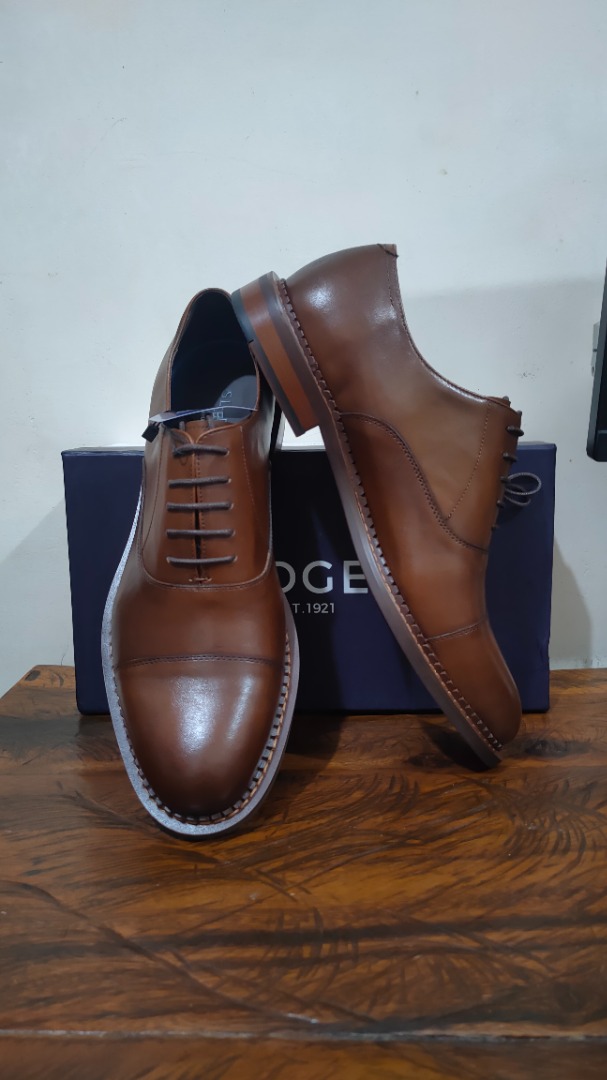 (Brand New) Sledgers Brown Mens Oxford Shoes, Men's Fashion, Footwear