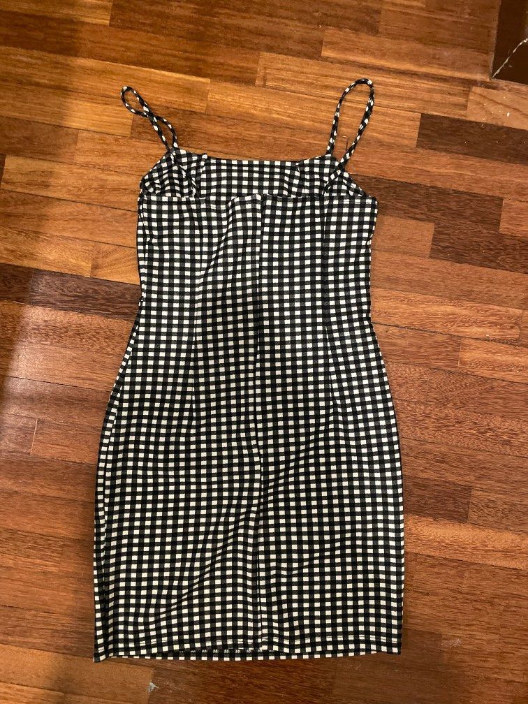Brandy discount gingham dress