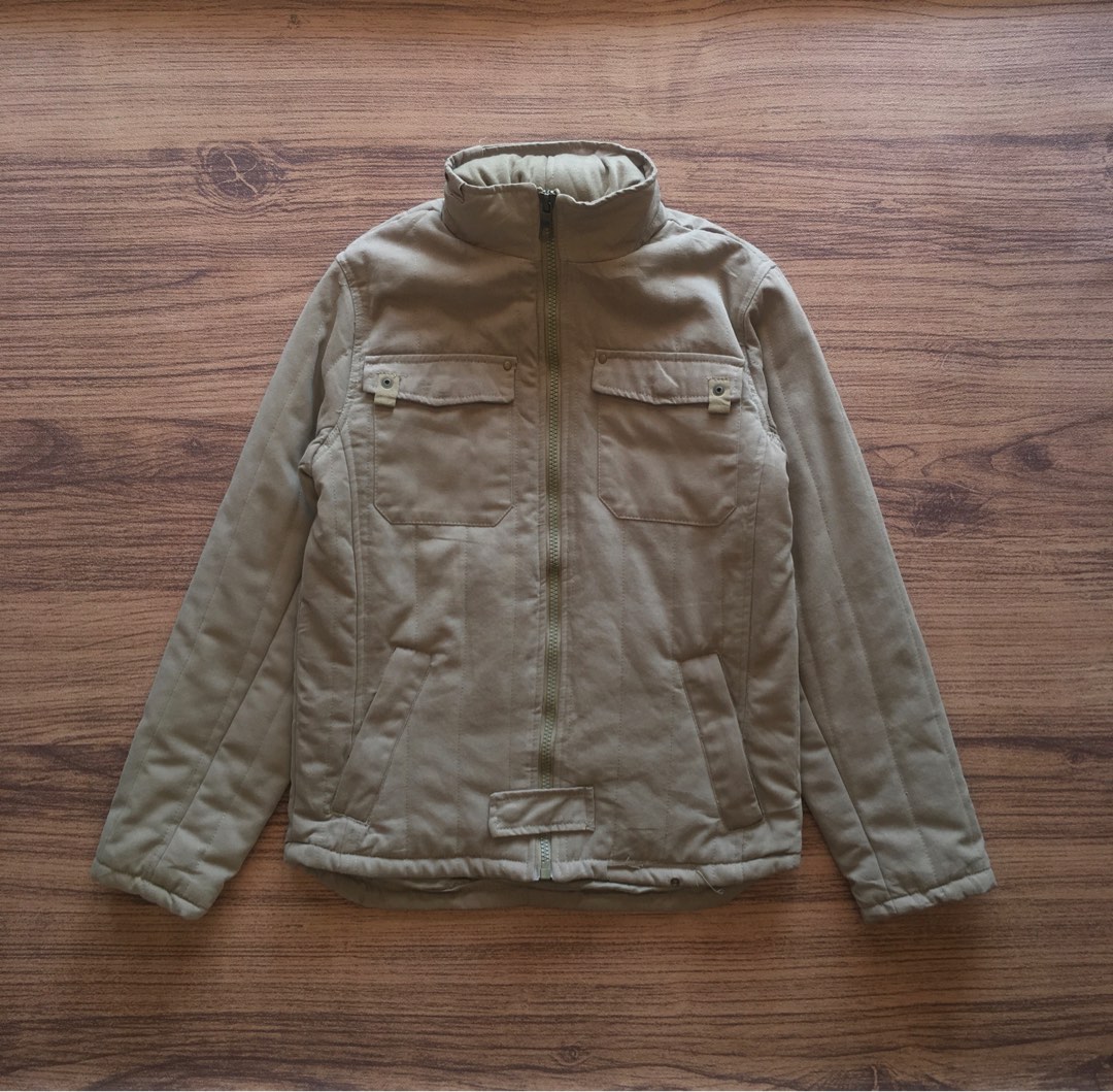 Brave Soul Black Label Warm Padded Jacket Fesyen Pria Pakaian