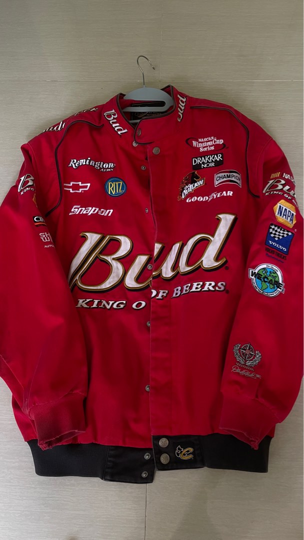 budweiser jacket, Men's Fashion, Coats, Jackets and Outerwear on Carousell