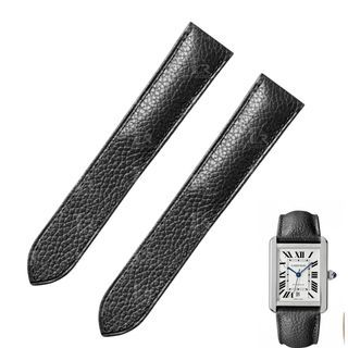 Custom Double Tour leather watch band for Hermes - Drwatchstrap