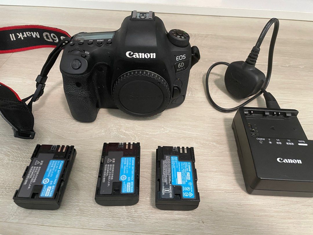 Protecteur Écran Canon EOS 6D Mark II - Verre Trempé 9H Lot De 3 + Couvercle Sabot
