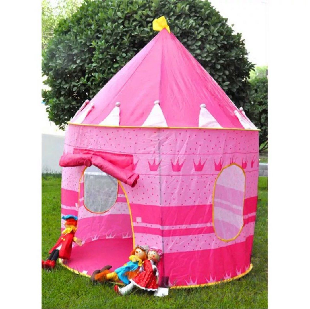 Pink castle tent online