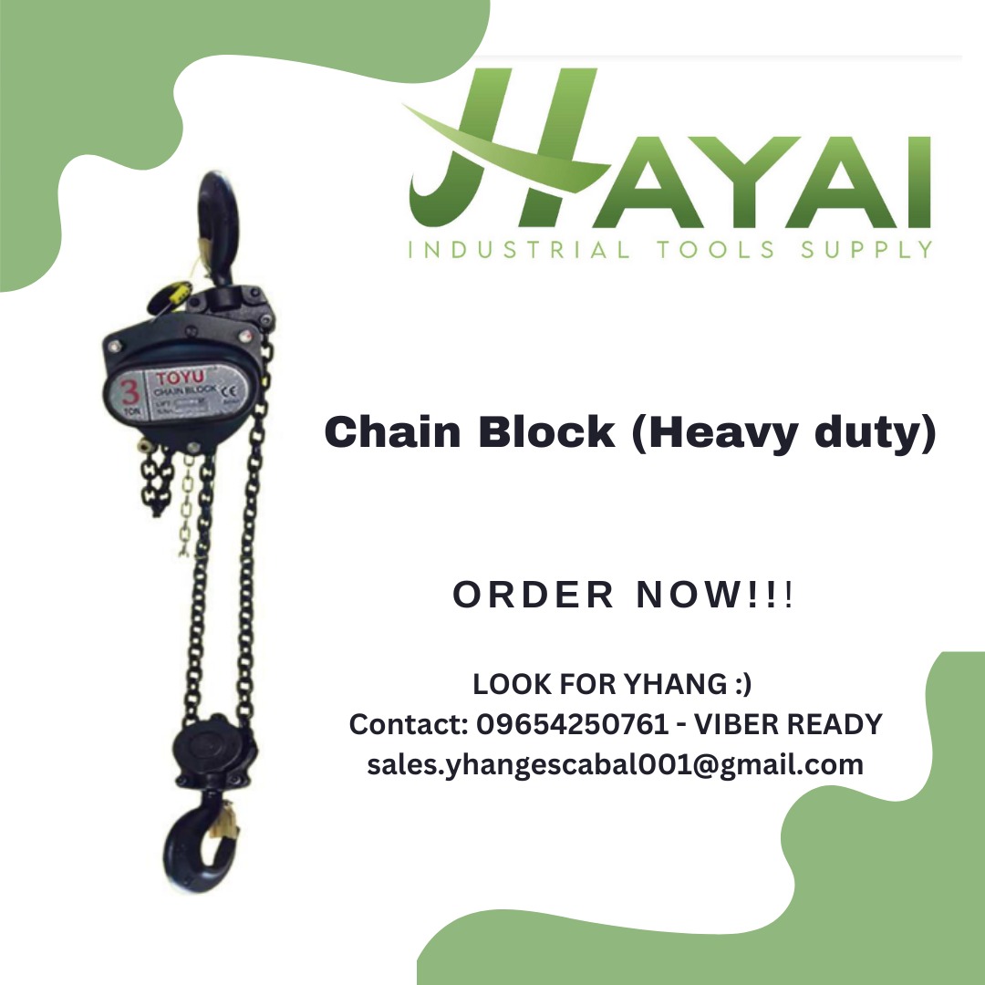 Chain Block (Heavy Duty), Commercial & Industrial, Construction Tools