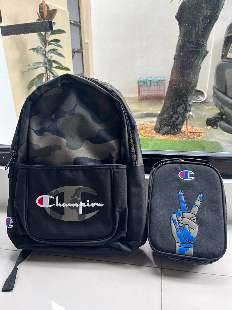 Champion Camou 18 Backpack with Lunch Bag