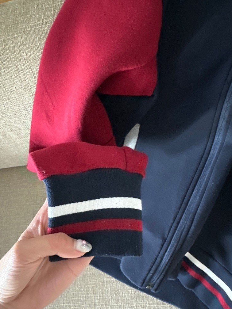 Men's champion baseball jacket on sale