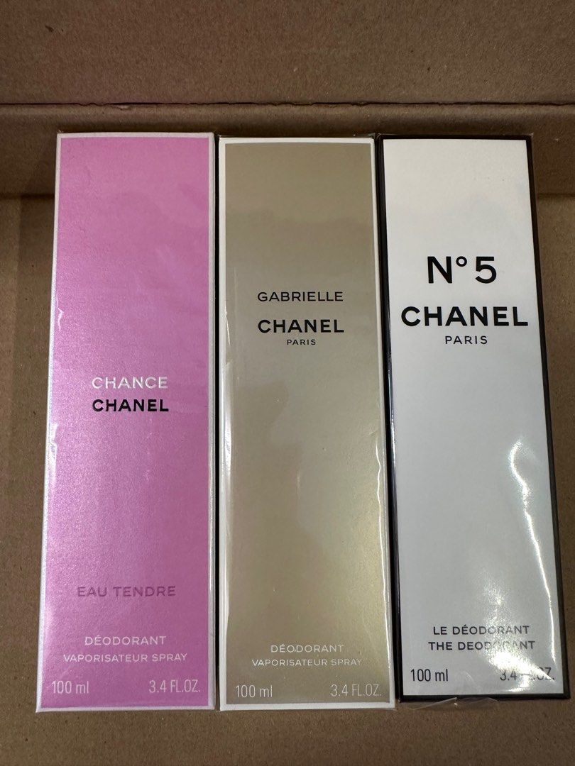 Chanel Chance Eau Tendre / N5 / Gabrielle Deodorant 香奈兒香體噴霧