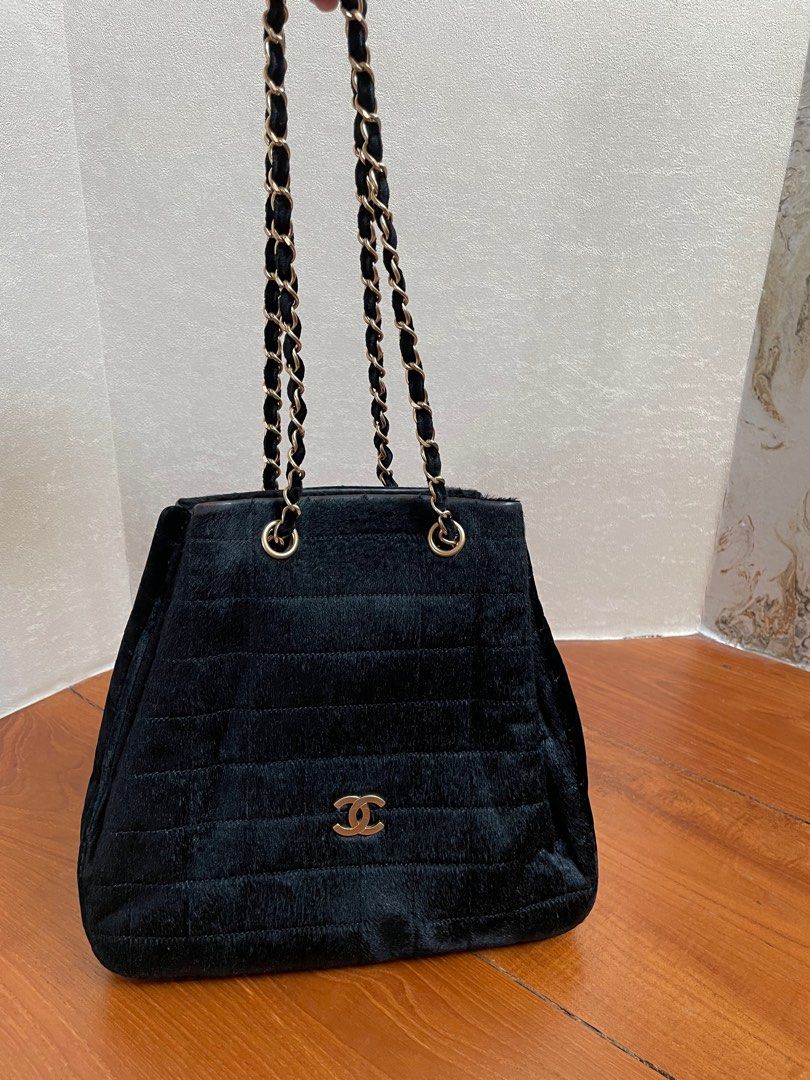 Chanel chocolate bar chain bag, Luxury, Bags & Wallets on Carousell