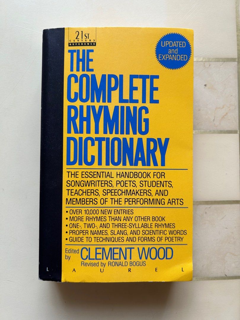 Complete Rhyming Dictionary., Hobbies & Toys, Books & Magazines
