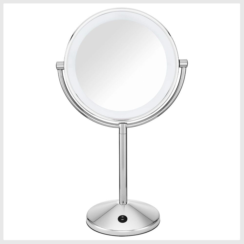 Conair Tabletop Mount Lighted Makeup Mirror with Magnification