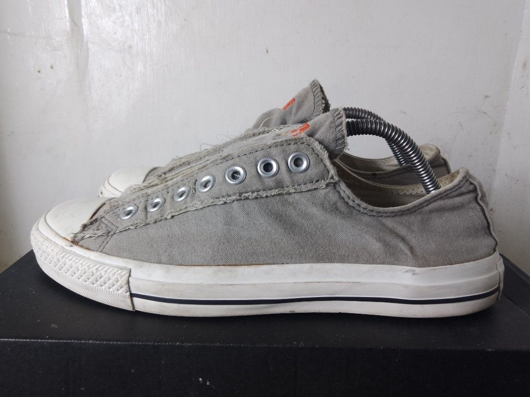 Black converse outlet no laces