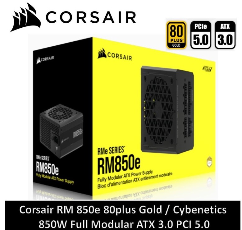 CORSAIR RM850E PCIE5 GOLD MOD 850W