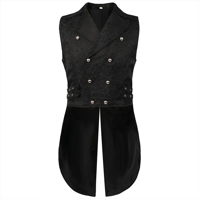 Vest long jacket best sale