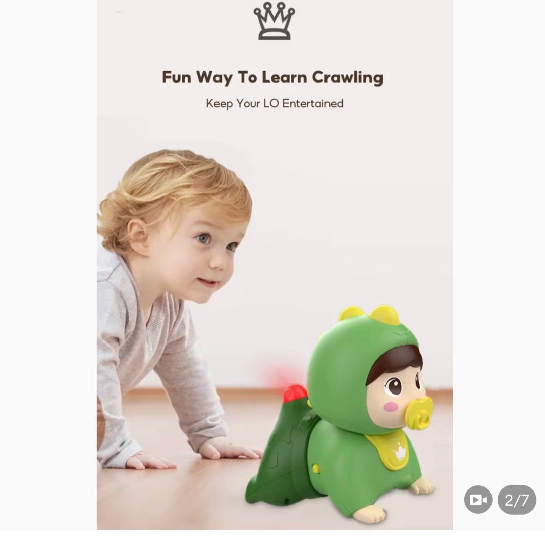 Fisher price shop crawling baby doll