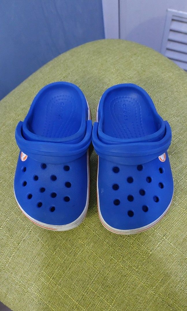 Crocs Crocband C7, Babies & Kids, Babies & Kids Fashion on Carousell