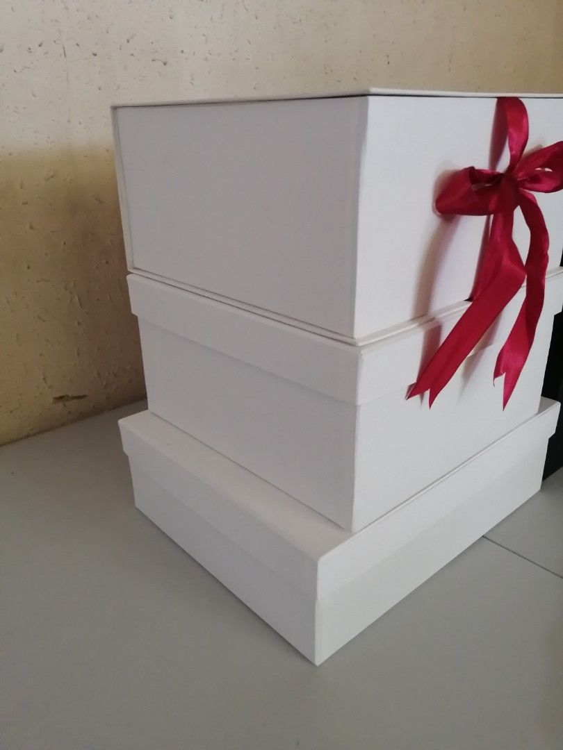 Customized box, box maker, gift box (Category: Storage Boxes & Baskets) located in General Santos City (Dadiangas). Submitted by klabs.23 (Listing ID 1246438988, Image 3). Description: Hello, We produce and make hard boxes. These boxes are 100% hand-made, not corrugated or pastry boxes, and especially *NOT Painted*. We use special paper on all our materials. We don't have a price list because the price of each box will depend on its size and colo