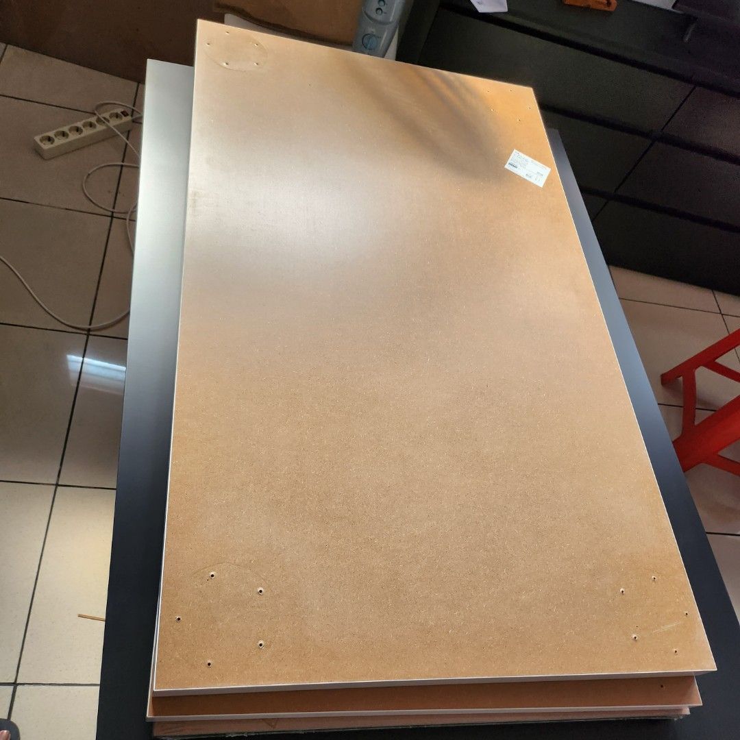 Daun Meja Ikea Linnmonn 60x100 Putih Abu Preloved Table Top On Carousell 9236