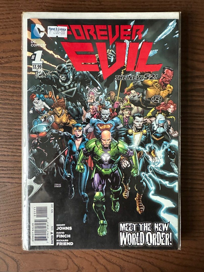 DC Comics Forever Evil #1 - #7 (Complete) (Category: Comics & Manga) located in Manila. Submitted by thecluttermachine (Listing ID 1246377842, Image 2). Description: Forever Evil by Geoff Johns and David Finch.