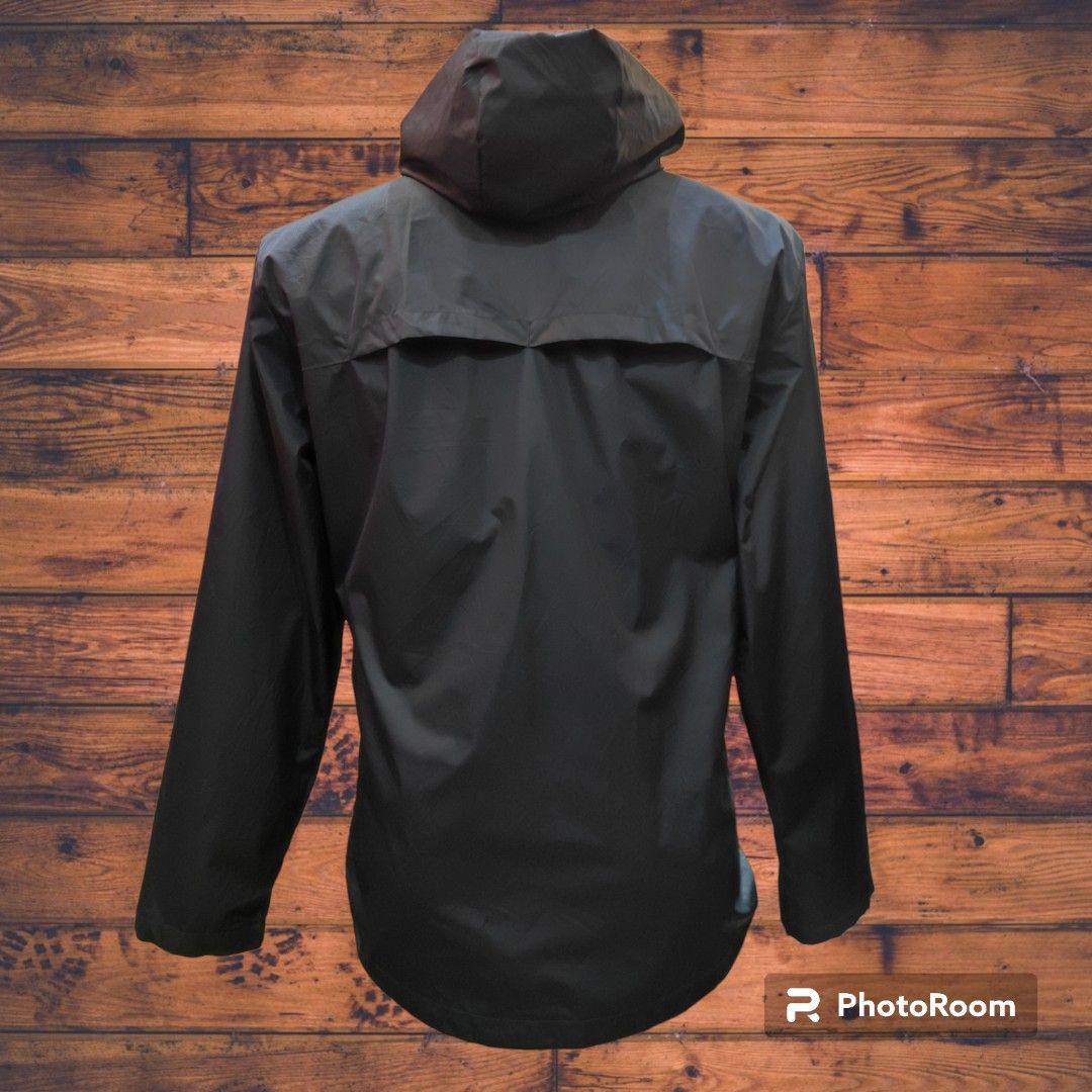 DECATHLON COAT M Black Hooded Quechua Waterproof Inside Pockets Womens  £15.00 - PicClick UK