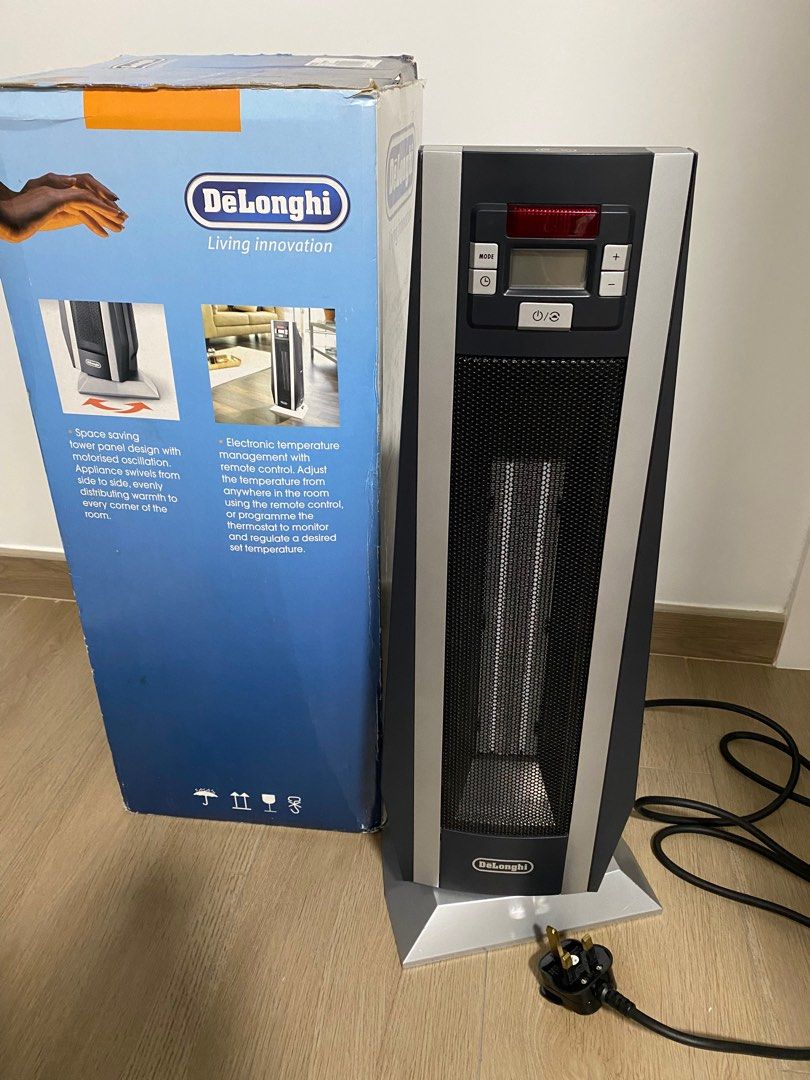 delonghi tch6590er 直立式陶瓷暖風機, 家庭電器, 冷氣機及暖風機- Carousell