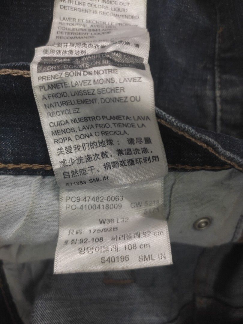 DENIZEN LEVIS 218 Men s Fashion Bottoms Jeans on Carousell