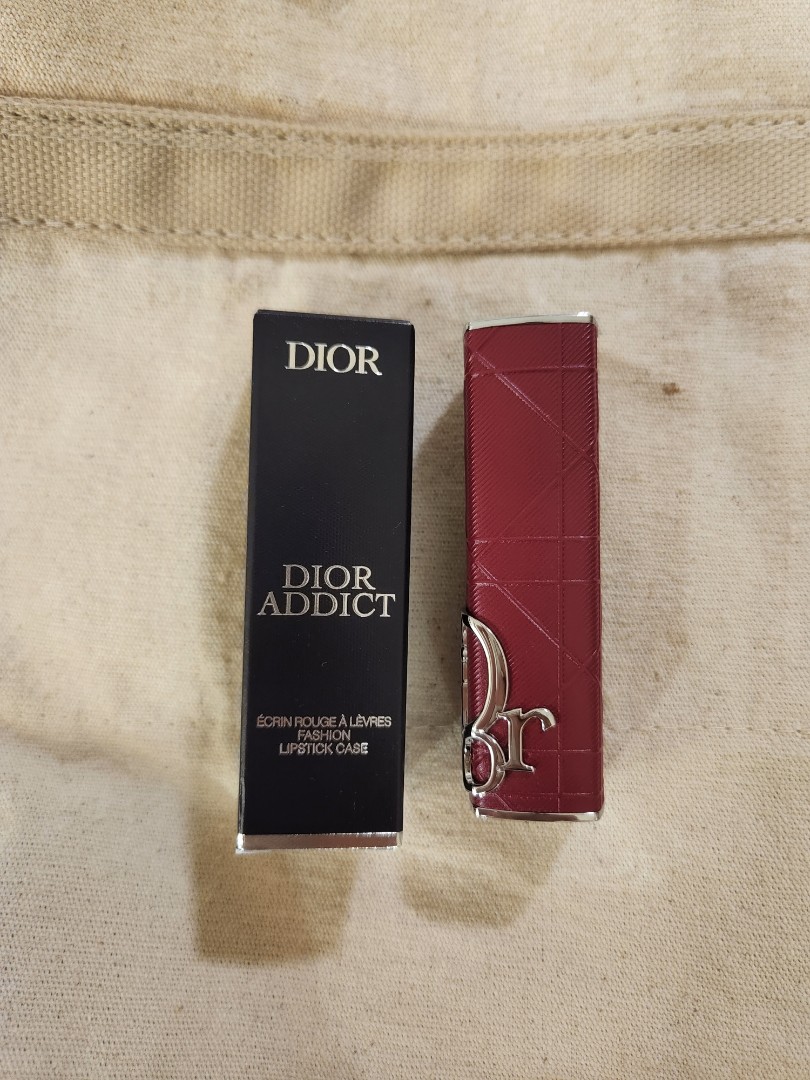 Dior Addict Lipstick Case Brick Cannage, Beauty & Personal Care, Face ...