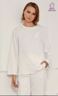 dUCk Basic Longsleeves T-Shirt in White