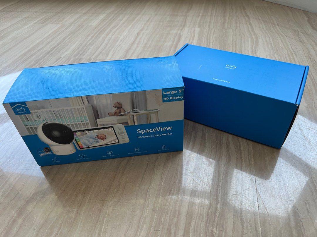 Eufy Spaceview Baby Monitor with HD resolution, 5” display, Lullaby