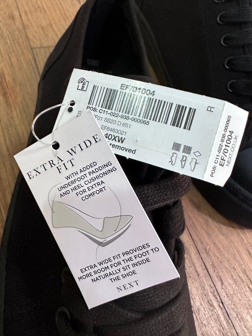 Next canvas trainers hot sale