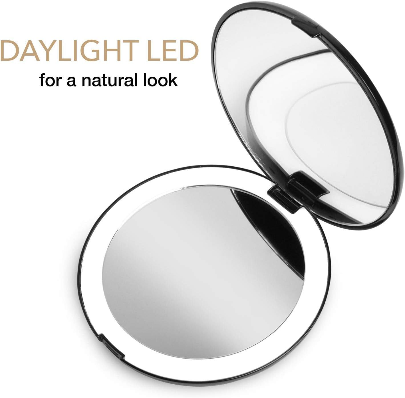 Fancii Led Lighted Travel Makeup Mirror
