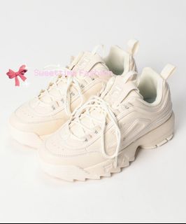 米白色FILA 老嗲鞋 26.5/27 斷碼特價 白色老嗲鞋 22.4/24.5 629748215618591121
