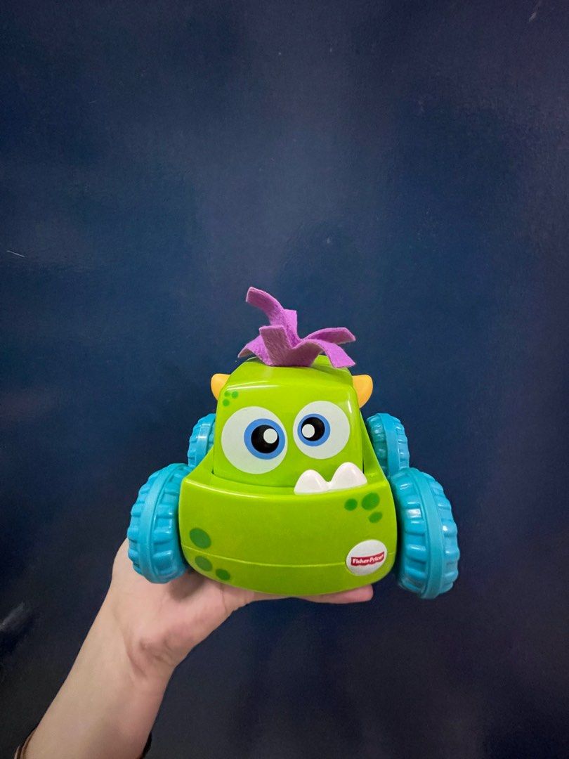 Fisher price press n go monster truck sales green
