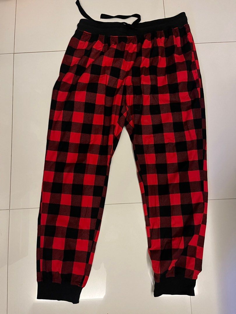 Red flannel trousers hotsell