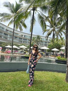 Floral Jumpsuit Backless