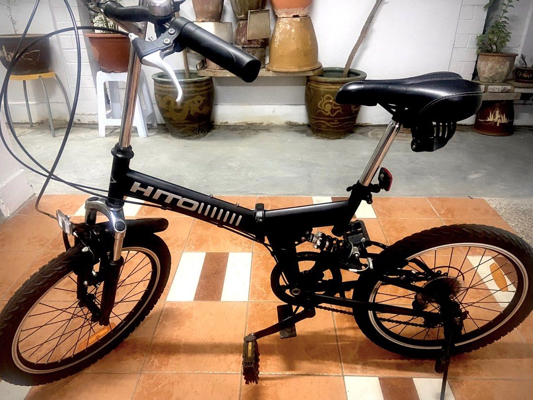 Folding Bike Foldable bicycle HITO dual suspension, Sports Equipment