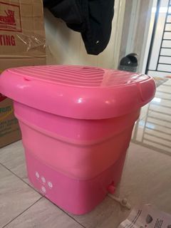Folding Washing Machine pink NEW Mesin Cuci Mini / Mesin Cuci Lipat