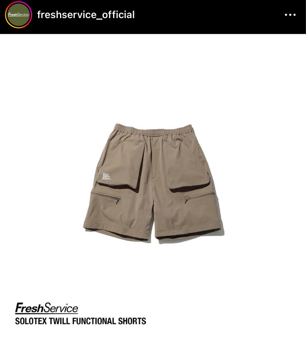 FreshService Solotex twill wtaps cdg seesee sfc tnf Shorts, 男裝